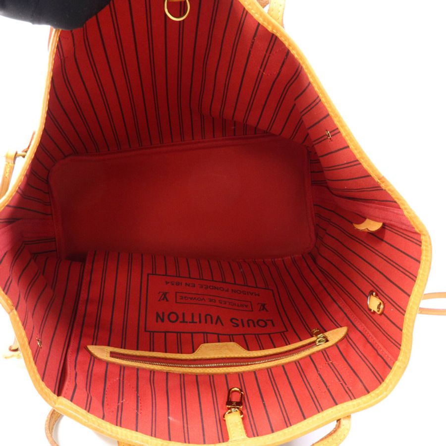 LOUIS VUITTON Monogram Neverfull MM手挽袋-4