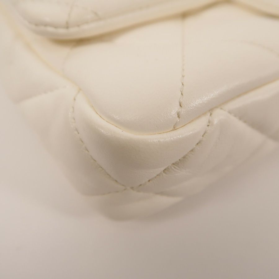 CHANEL 羊皮皮革23P Small Chunky Chain Flap Bag鏈帶肩背袋-11