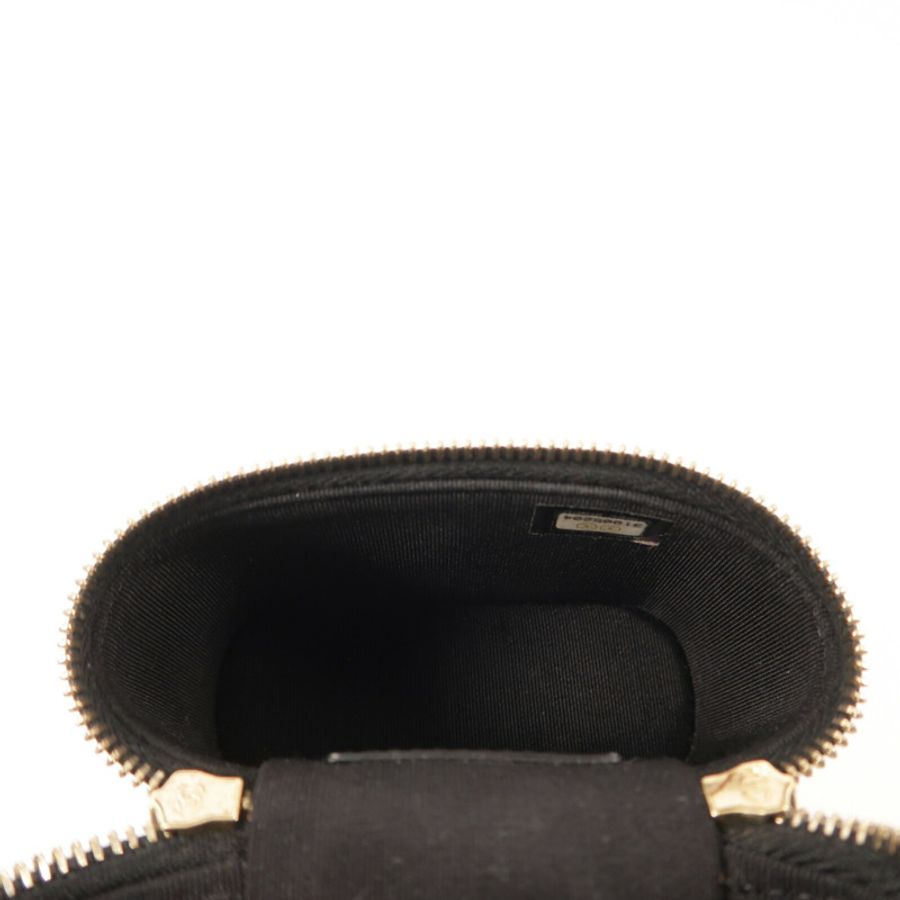 CHANEL 牛皮皮革Small Vanity With Chain鏈帶肩背袋-4