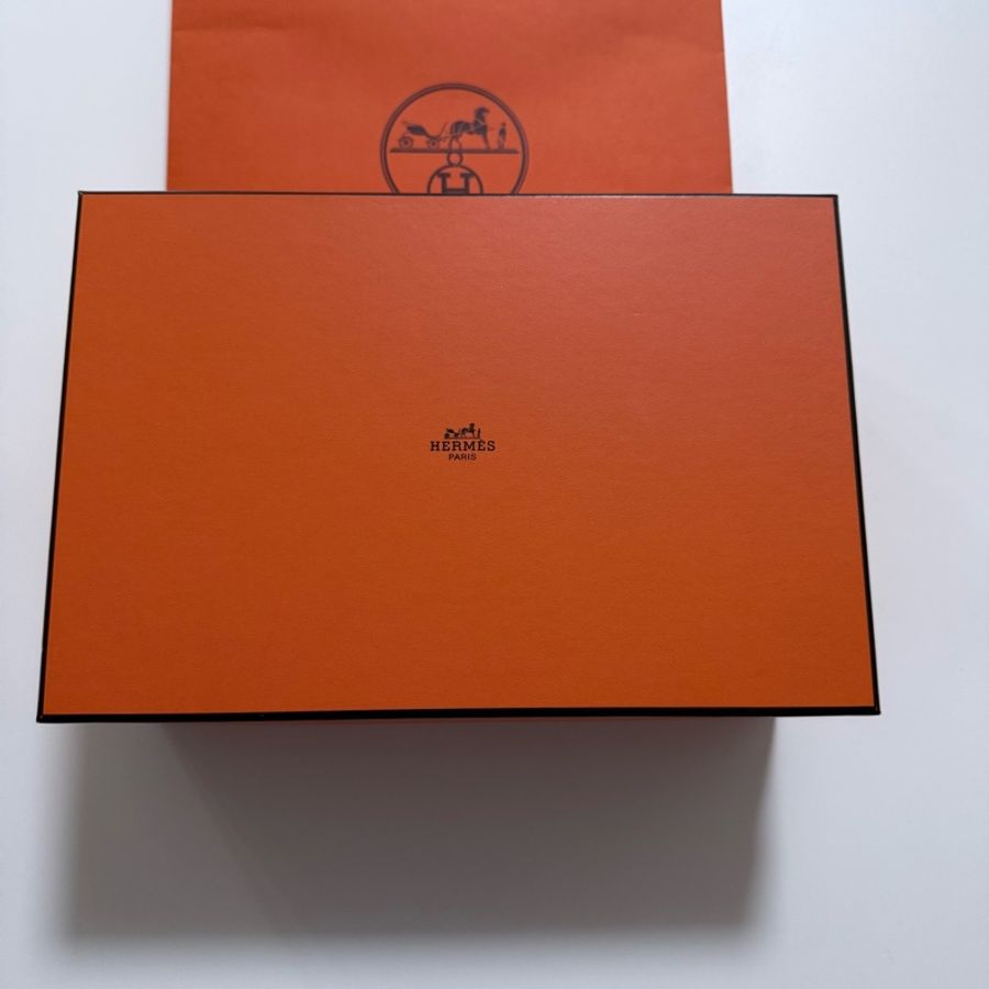 Hermes 二舅拖鞋 白色 37號-14