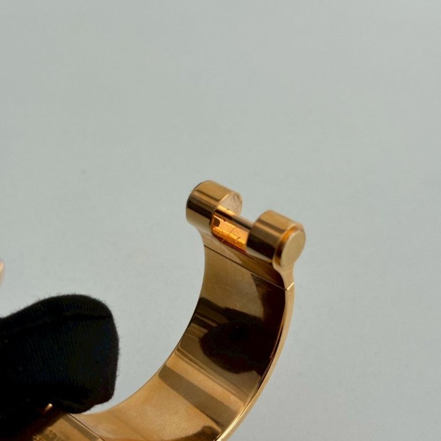 98新🆕 Hermès 愛馬仕 橘色珐瑯手環-11