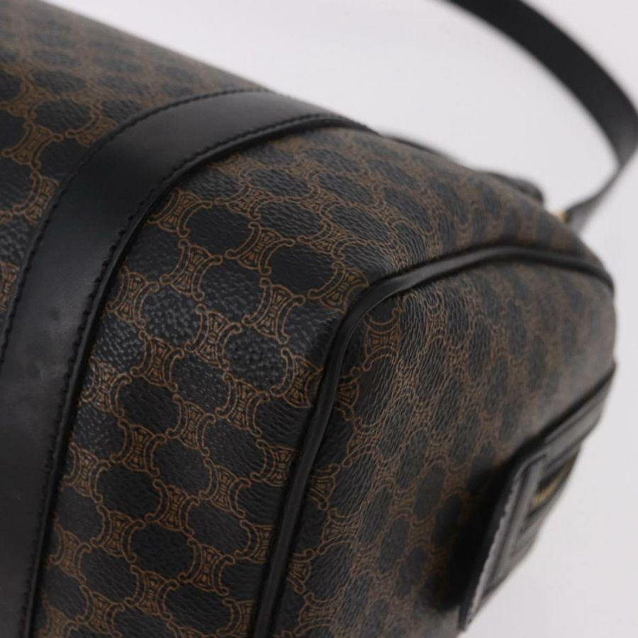 【日本直送】CELINE Macadam帆布手提包 PVC皮革 2way 黑色金色 Auth yk20468SAV-15