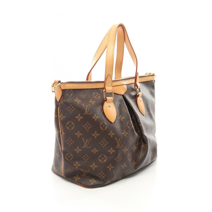 路易威登 Palermo PM 單肩手提包 M40145 Monogram 帆布 二手 LV-1
