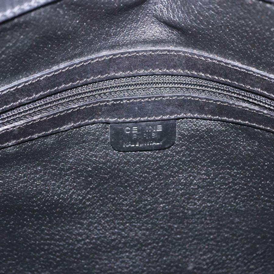 【日本直送】CELINE Macadam帆布圓形肩背包 PVC皮革 黑色 金色 正品 183048V-17