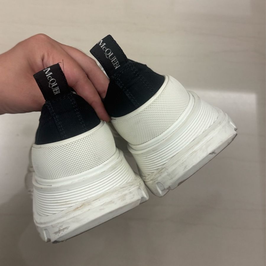 MCQ黑/白厚底鞋38號-4