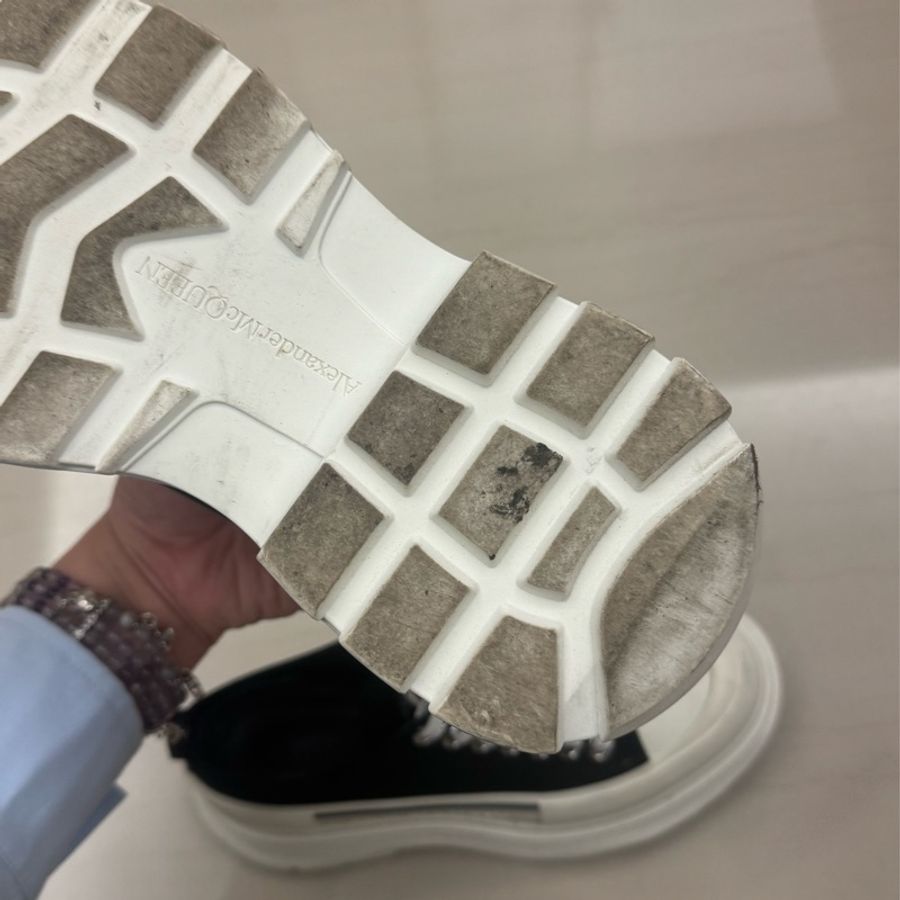 MCQ黑/白厚底鞋38號-10