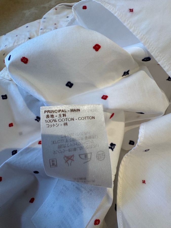 LV Louis Vuitton Monogram 微滿版短袖襯衫（白色）-17