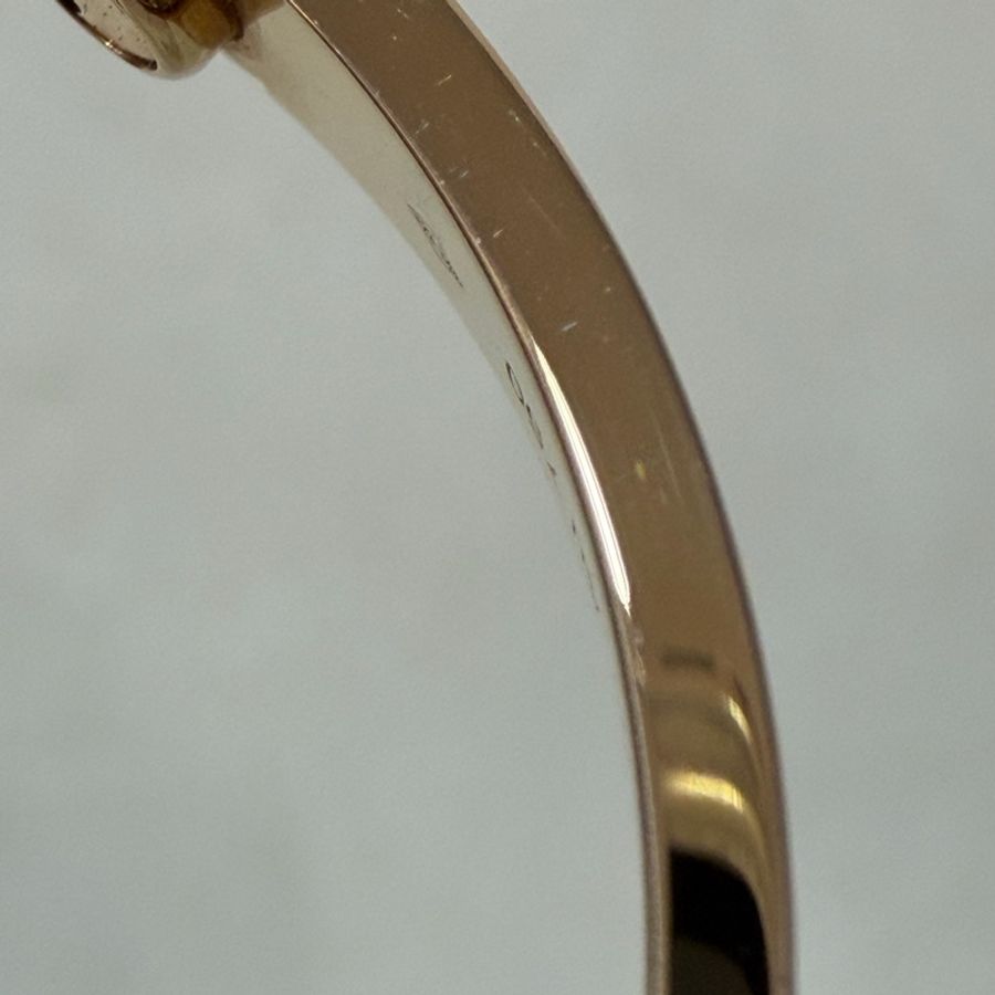 CARTIER LOVE 卡地亞 玫瑰金 愛情 螺絲 750 18 K金 手環 手鐲 17公分-36