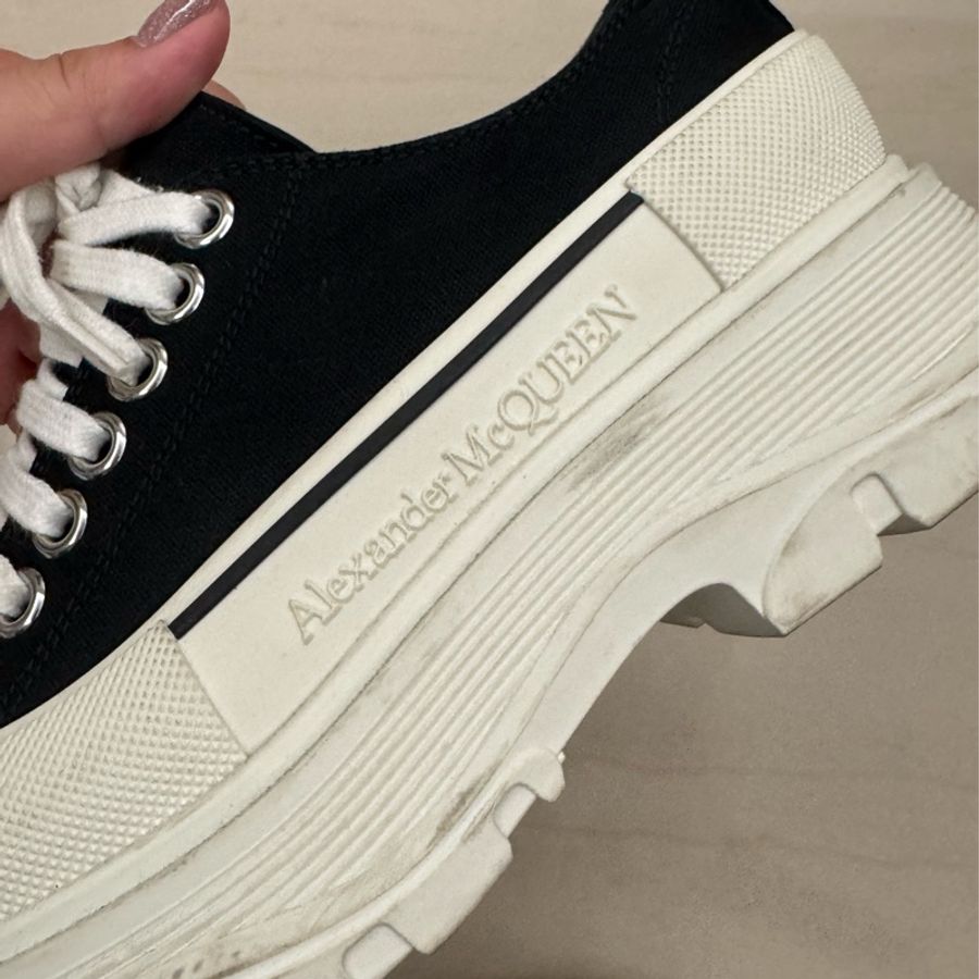MCQ黑白厚底鞋💕38號-39