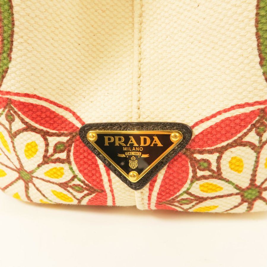 PRADA 帆布Canapa Joy手挽肩背兩用袋-7