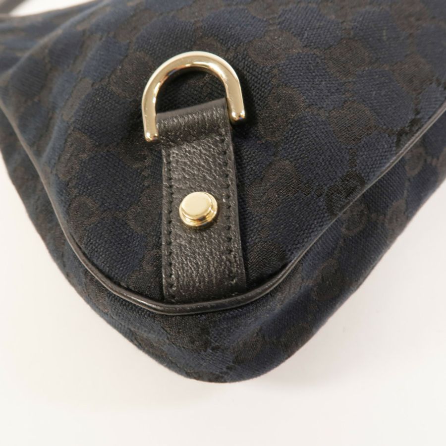 GUCCI 帆布Abbey GG手挽袋-10