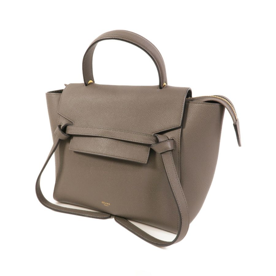 CELINE 牛皮皮革Micro Belt Bag手挽肩背兩用袋-2