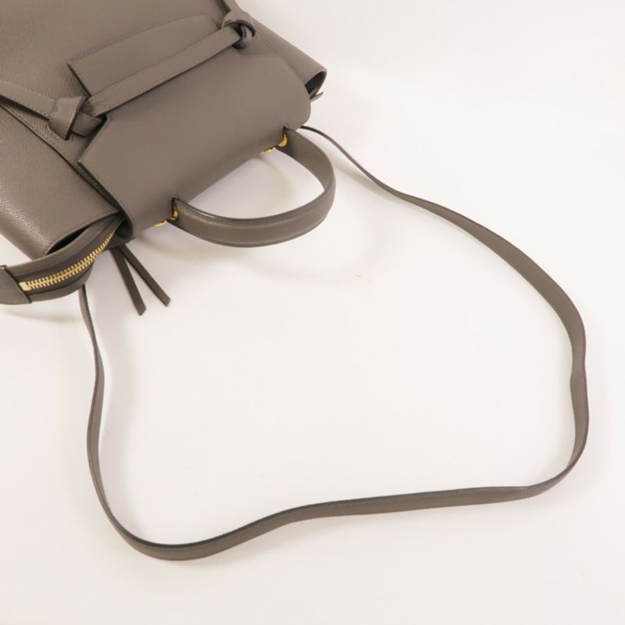 CELINE 牛皮皮革Micro Belt Bag手挽肩背兩用袋-5