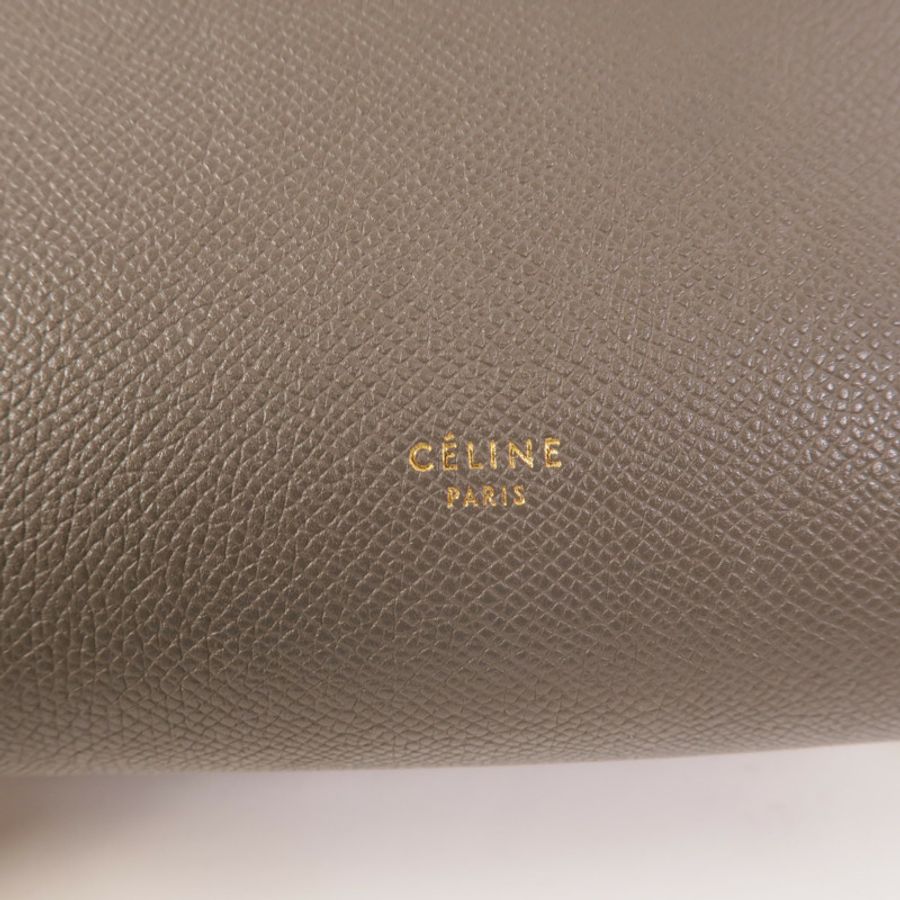 CELINE 牛皮皮革Micro Belt Bag手挽肩背兩用袋-7
