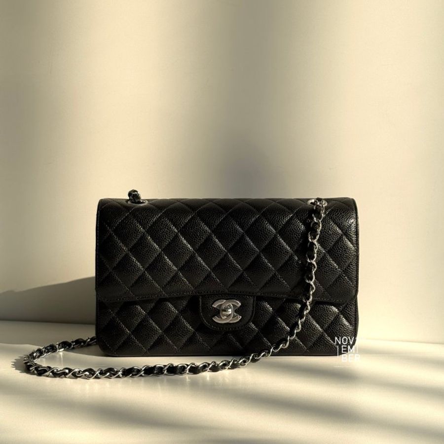 99.9新🆕 Chanel 香奈兒 CF25 黑色銀釦-0