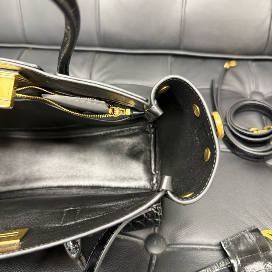 巴黎世家/Balenciaga BEL AIR MINI CARRY ALL手袋  牛皮革 59.7×43.2×20.3-7