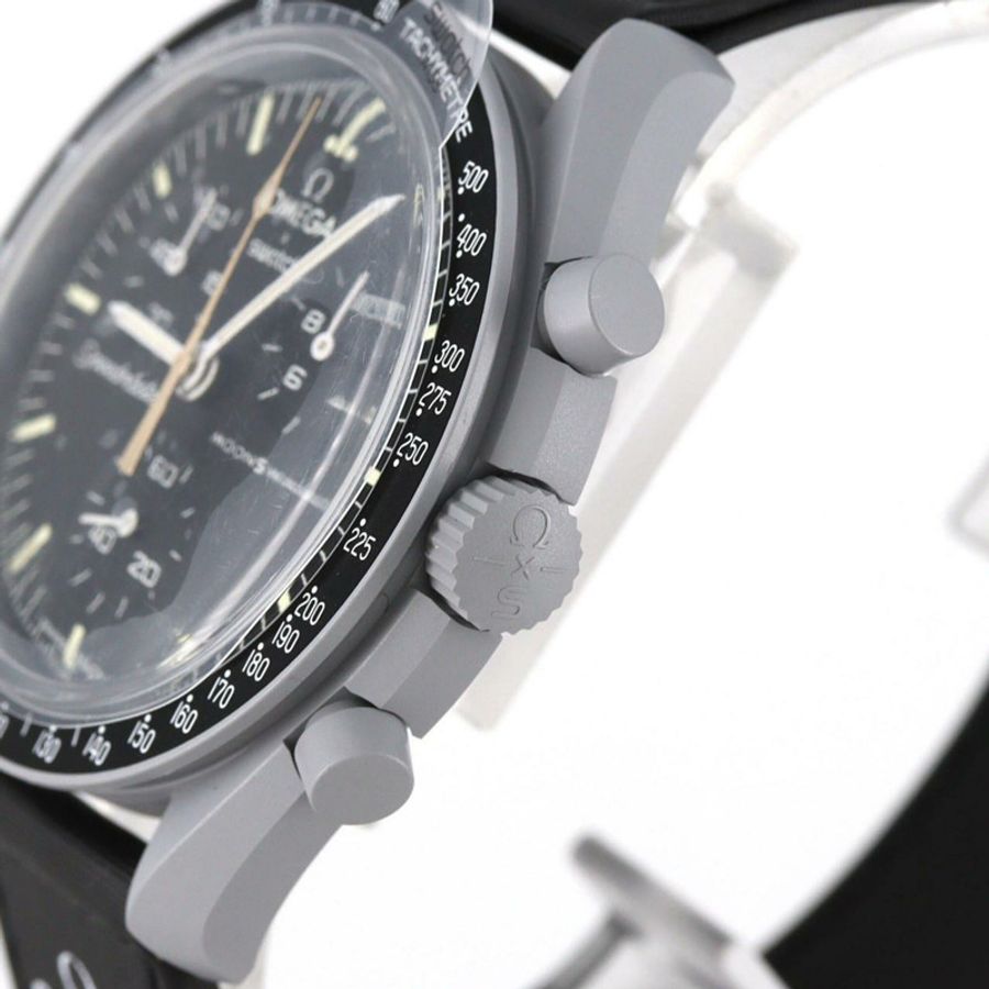 Swatch x Omega 登月計畫十二月 SO33M102-112 生物陶瓷石英錶-2