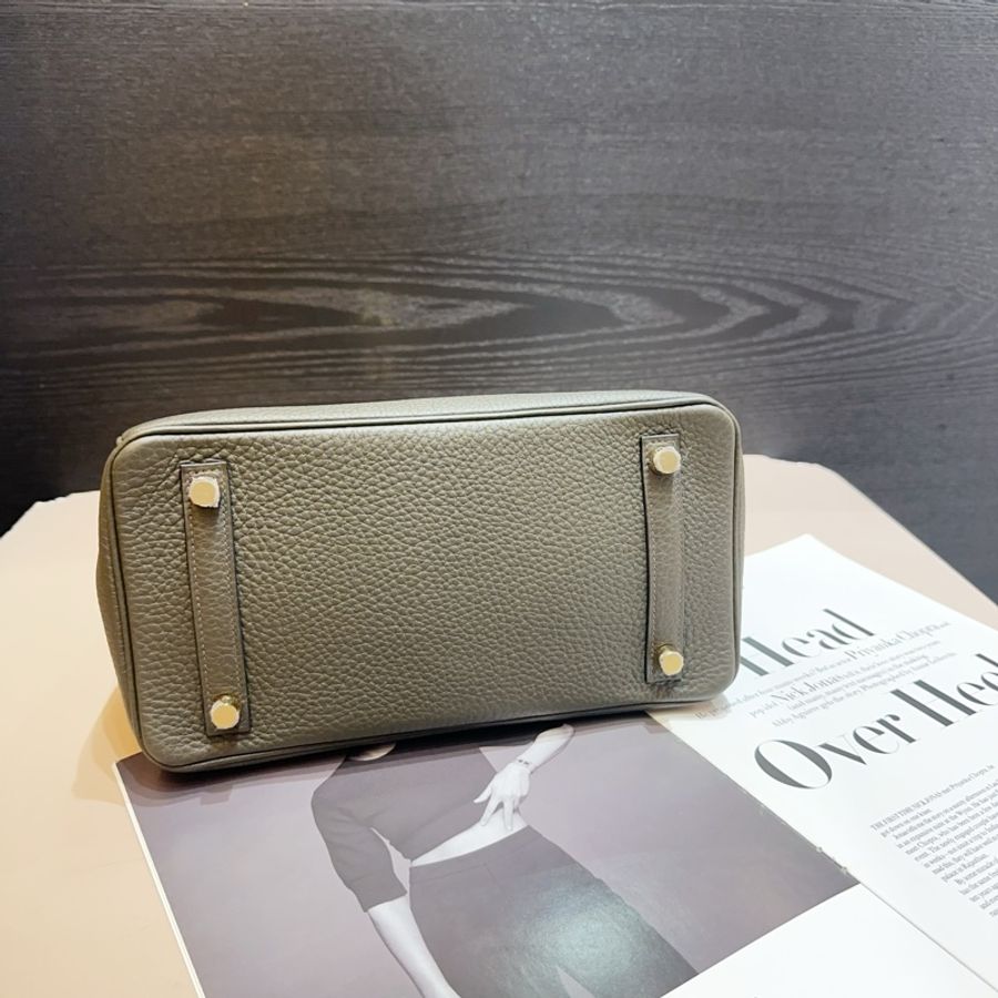 Hermes C6灰綠TOGO皮Birkin25-4