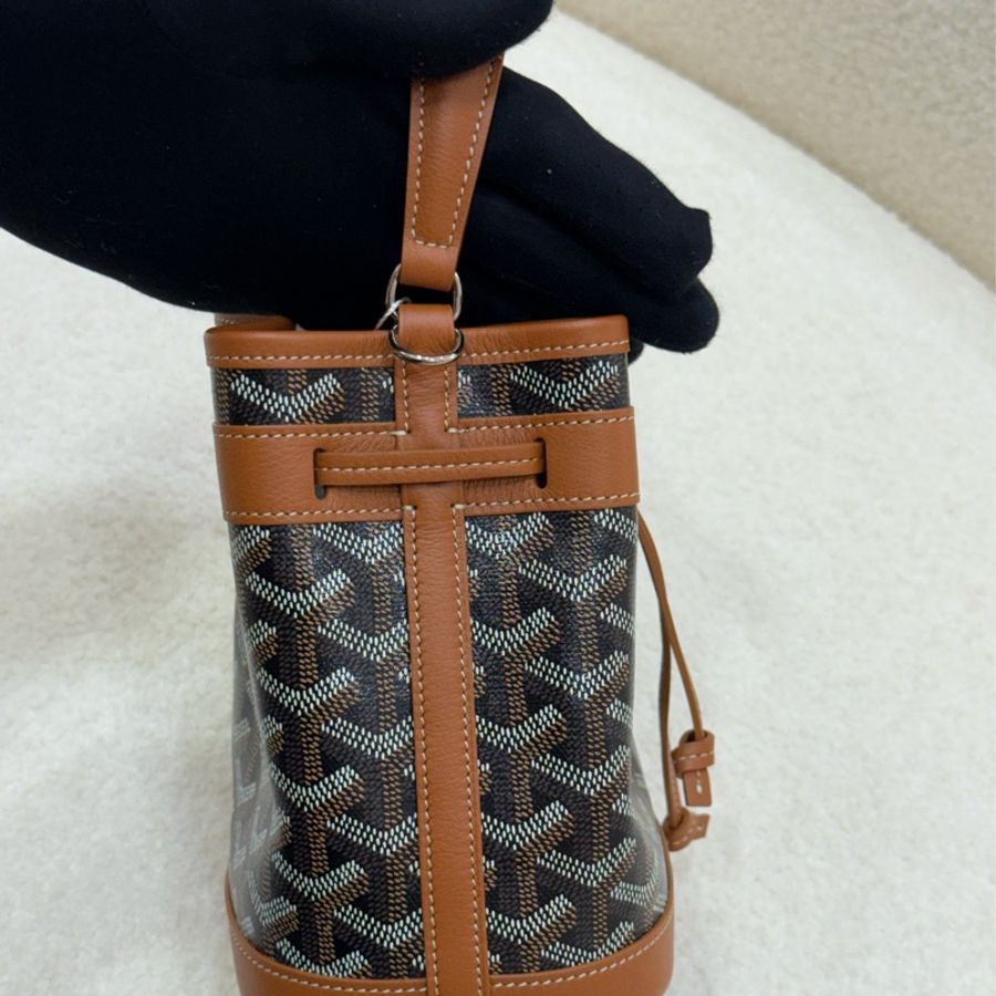 Goyard 棕色必帶水桶包-2