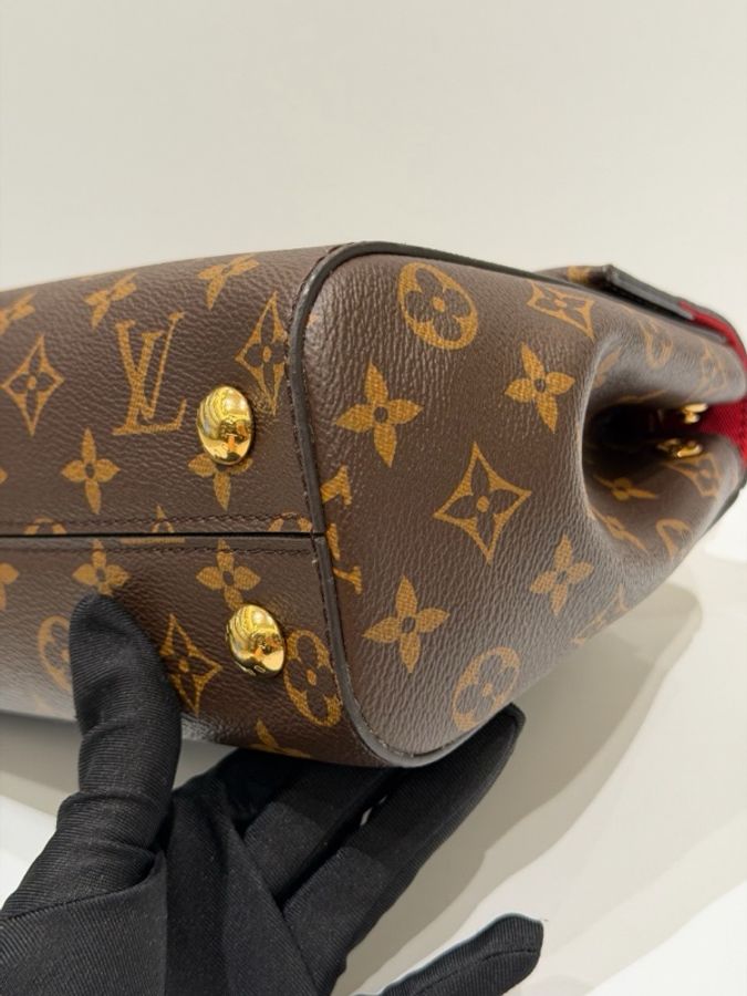 LV 路易威登 Cluny 老花滿印 單肩斜挎手提包-8