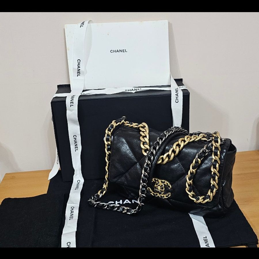 香奈兒 CHANEL 19 口蓋包 26cm-2