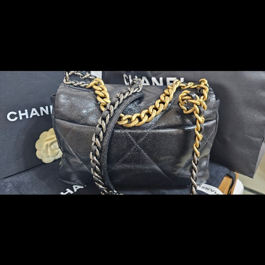 香奈兒 CHANEL 19 口蓋包 26cm-8