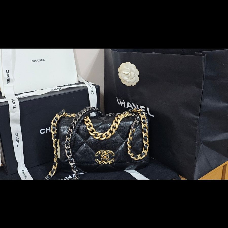 香奈兒 CHANEL 19 口蓋包 26cm-10