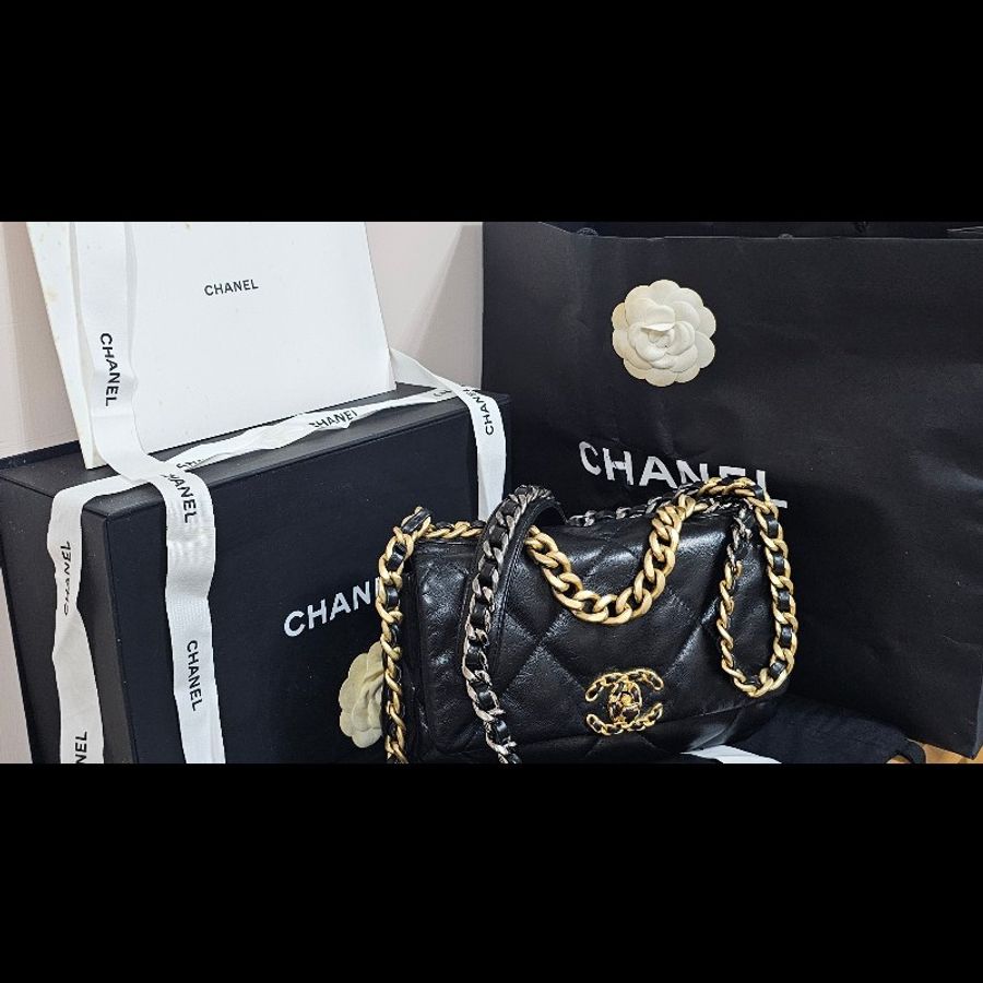 香奈兒 CHANEL 19 口蓋包 26cm-11