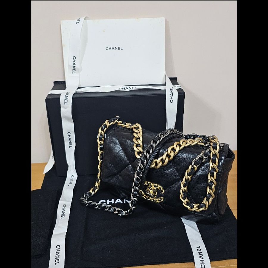 香奈兒 CHANEL 19 口蓋包 26cm-15