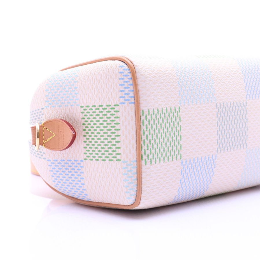 米白色 棋盤格 帆布 Speedy Bandouliere 20兩用包【LOUIS VUITTON LV 路易威登】 N40515-6