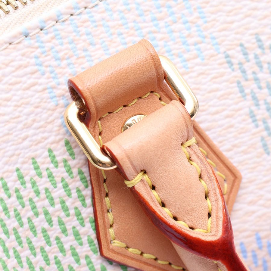 米白色 棋盤格 帆布 Speedy Bandouliere 20兩用包【LOUIS VUITTON LV 路易威登】 N40515-9