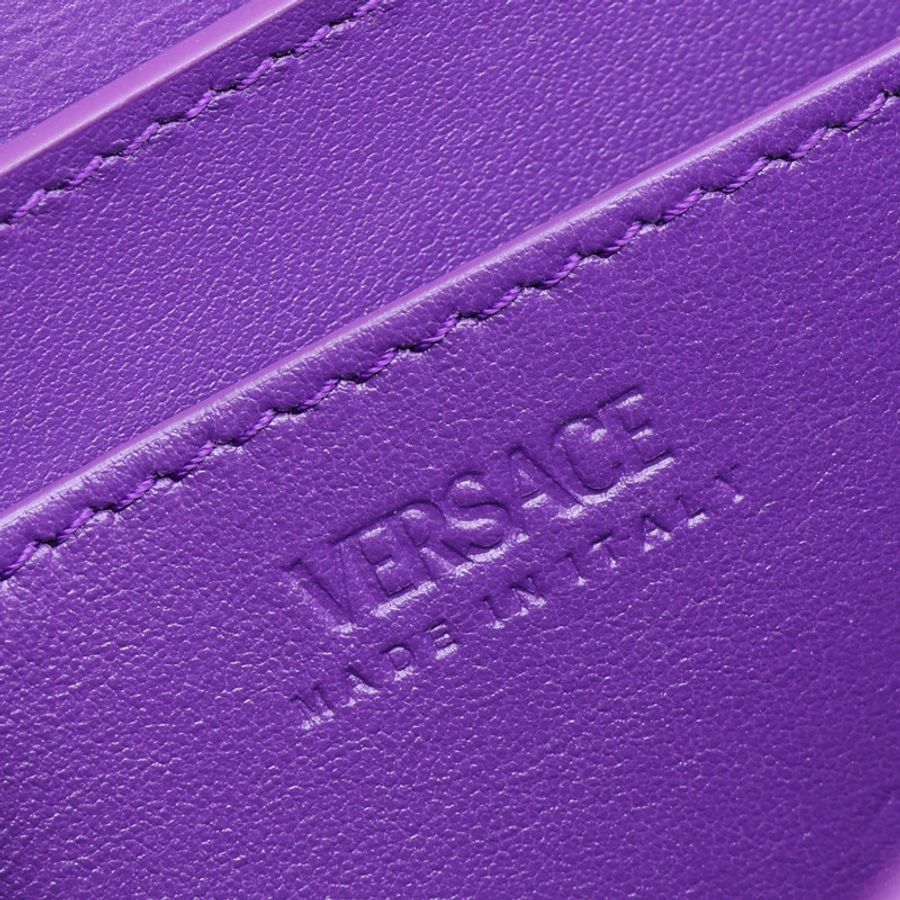 紫色 牛皮 Goddess 兩用包【VERSACE 凡賽斯】 1007128-12