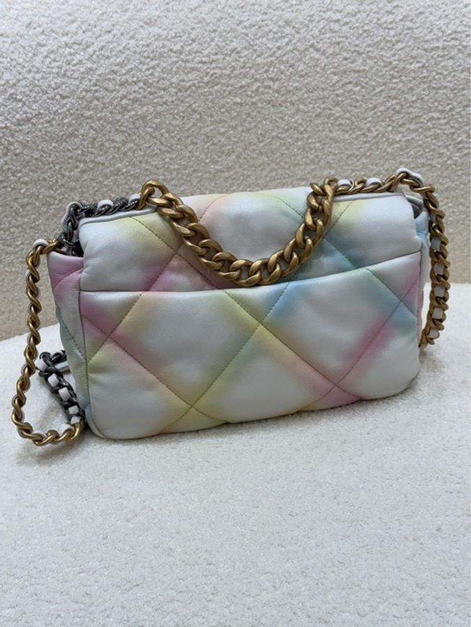 Chanel百彩羊皮19bag-1