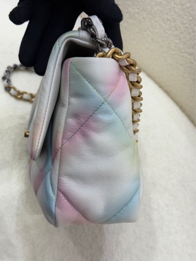 Chanel百彩羊皮19bag-3