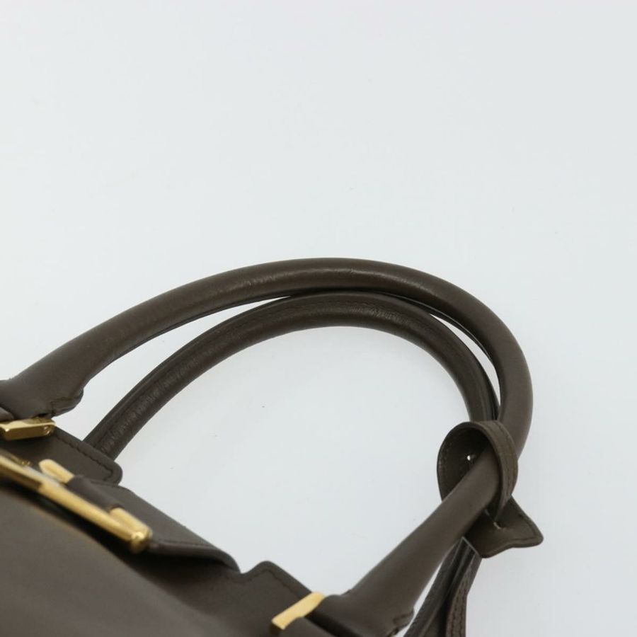 【日本直送】SAINT LAURENT Cabas 經典款手提包，棕色金色皮革，貨號 311208，正品編號 183295A-7
