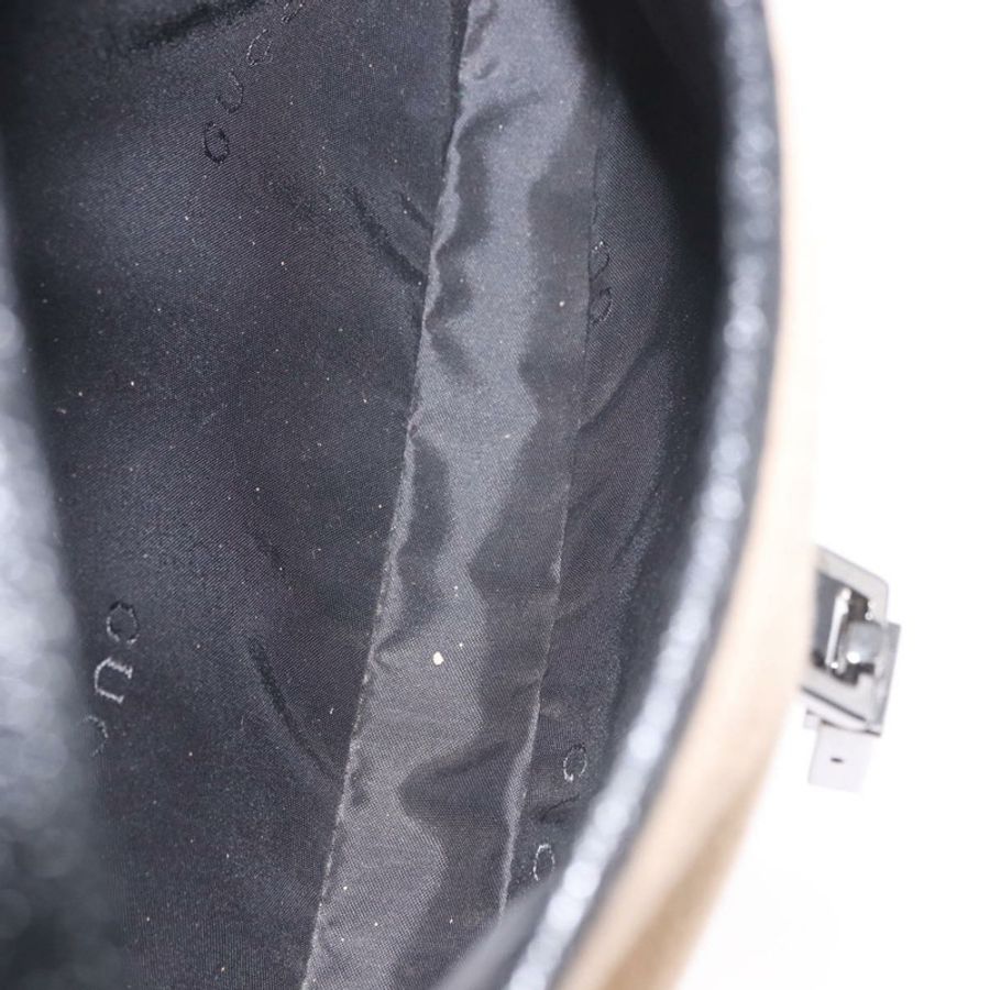 【日本直送】GUCCI Jackie 肩背包 棉 米色 銀色 001 3735 正品 183492V-9