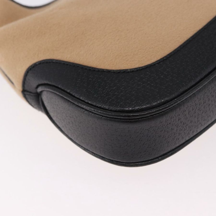 【日本直送】GUCCI Jackie 肩背包 棉 米色 銀色 001 3735 正品 183492V-14