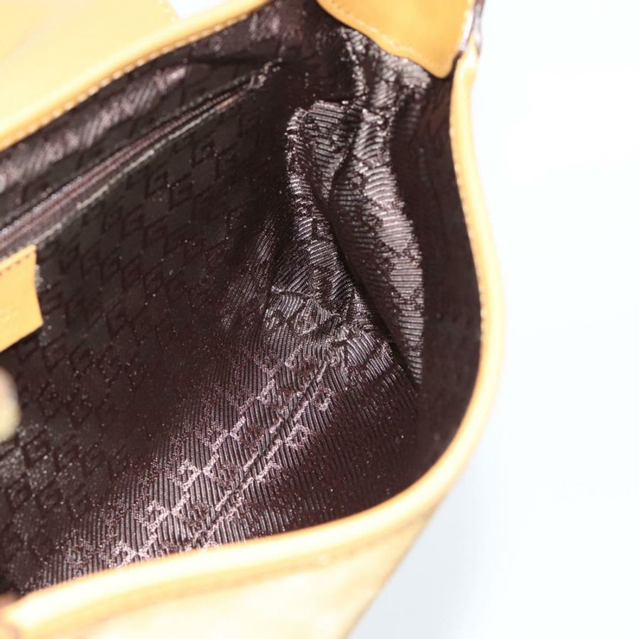 【日本直送】GUCCI 竹節 Jackie 肩背包 麂皮 米色 金色 001 4096 正品 184325V-18