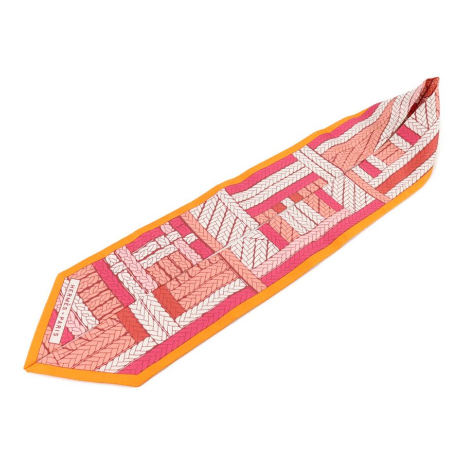 HERMES 絲質Twilly絲巾-2