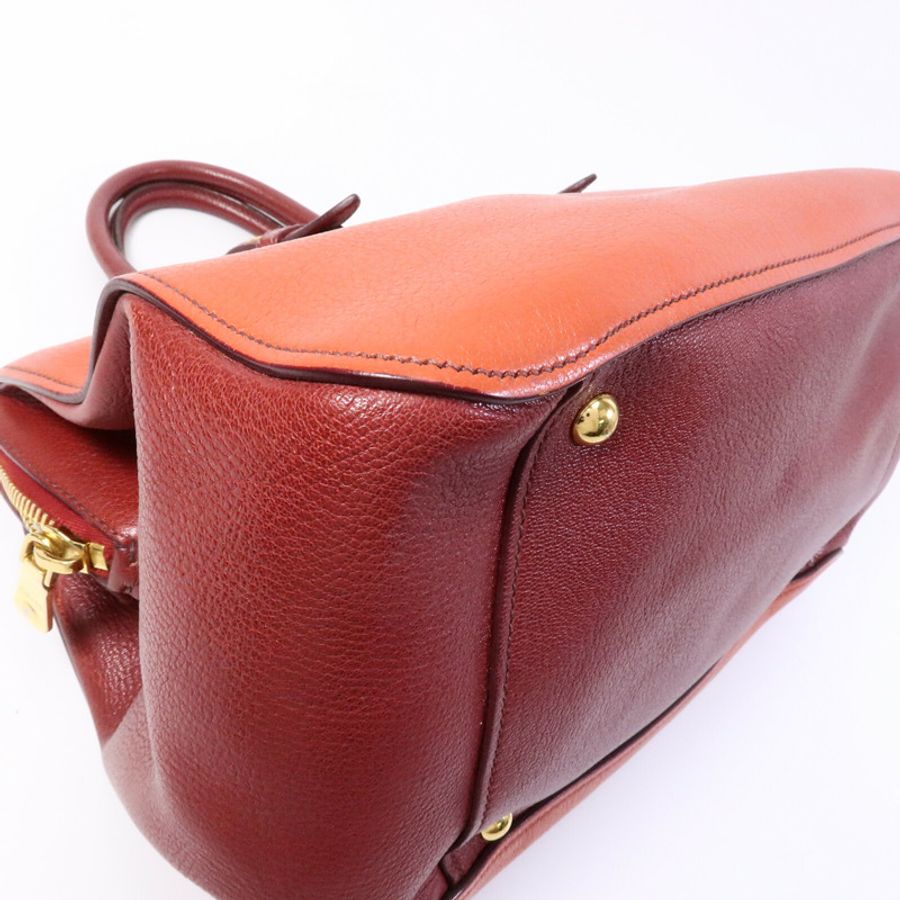 Miu Miu 羊皮皮革2 Way Shoulder Bag手挽肩背兩用袋-9