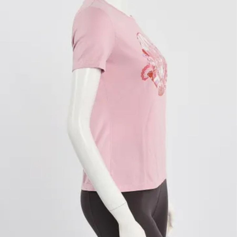 HERMÈS 粉色印花短袖T恤-2