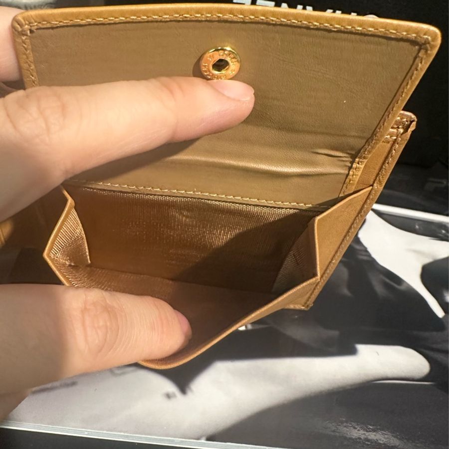思琳 Celine Macadam 老花短夾 皮夾 中古 錢包 經典凱旋門壓紋皮-7