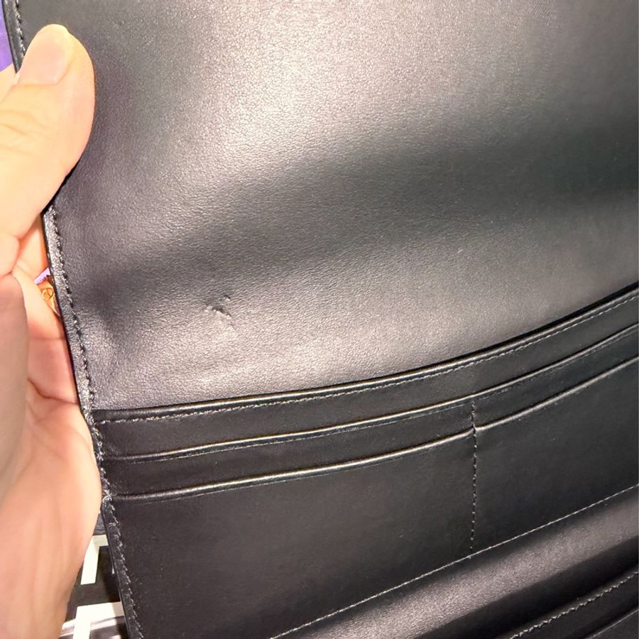 博柏利  Burberry  手拿包 經典長皮夾 長夾 男裝 女裝 經典款 黑色-14