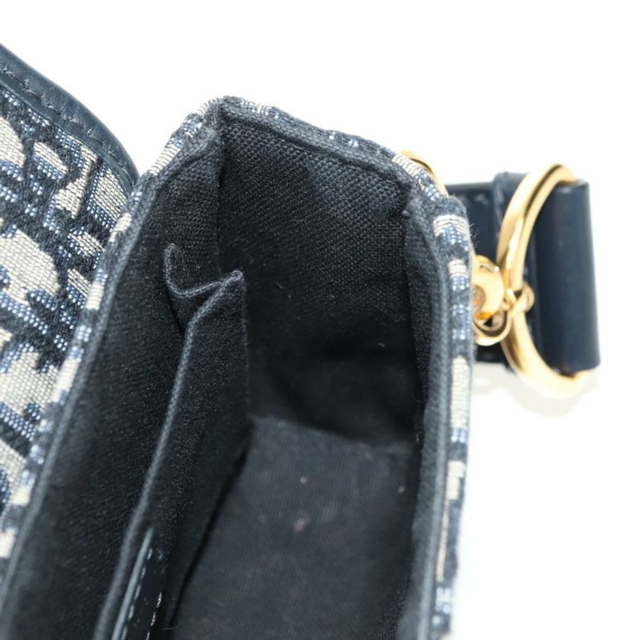【日本直送】Christian Dior Trotter帆布Oblique 30 Montaigne手袋，海軍藍/金色，正品，貨號181920M-22