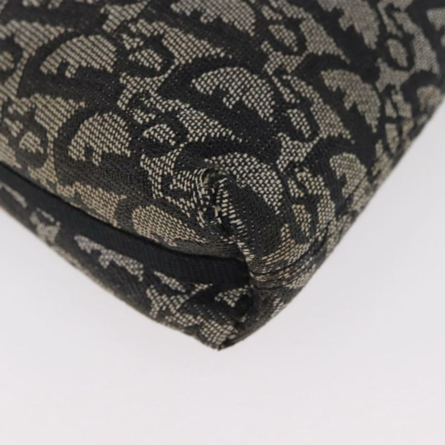 【日本直送】Christian Dior Trotter帆布配件包 灰色 銀色 正品 182611SAV-8