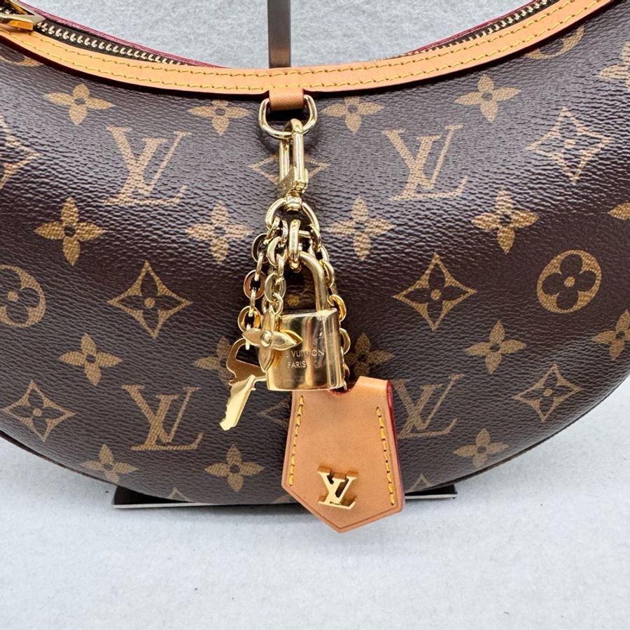 LV新款  looping 豌豆包LV路易威登/Louis Vuitton LOOPING 手袋 Monogram 塗層帆布-13