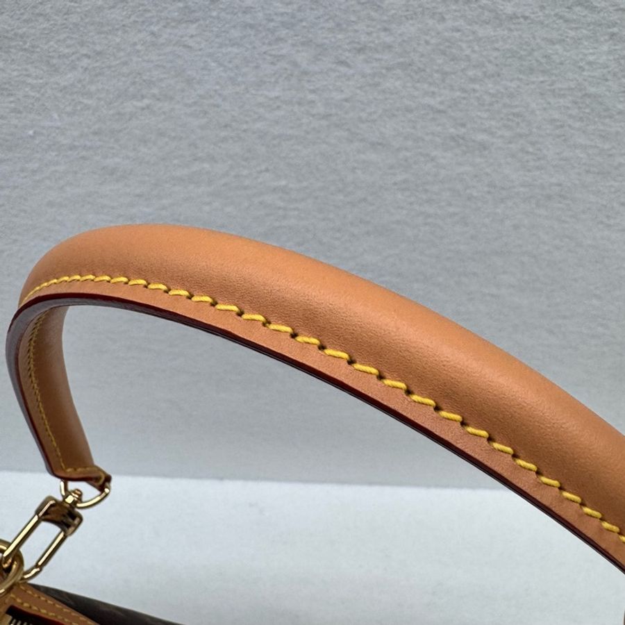 LV新款  looping 豌豆包LV路易威登/Louis Vuitton LOOPING 手袋 Monogram 塗層帆布-15