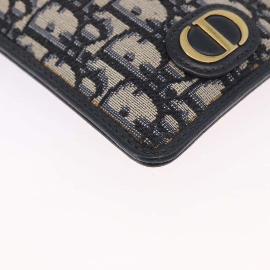 【日本直送】Christian Dior Trotter帆布Montaigne單肩包 海軍藍 金色 正品 182923A-8