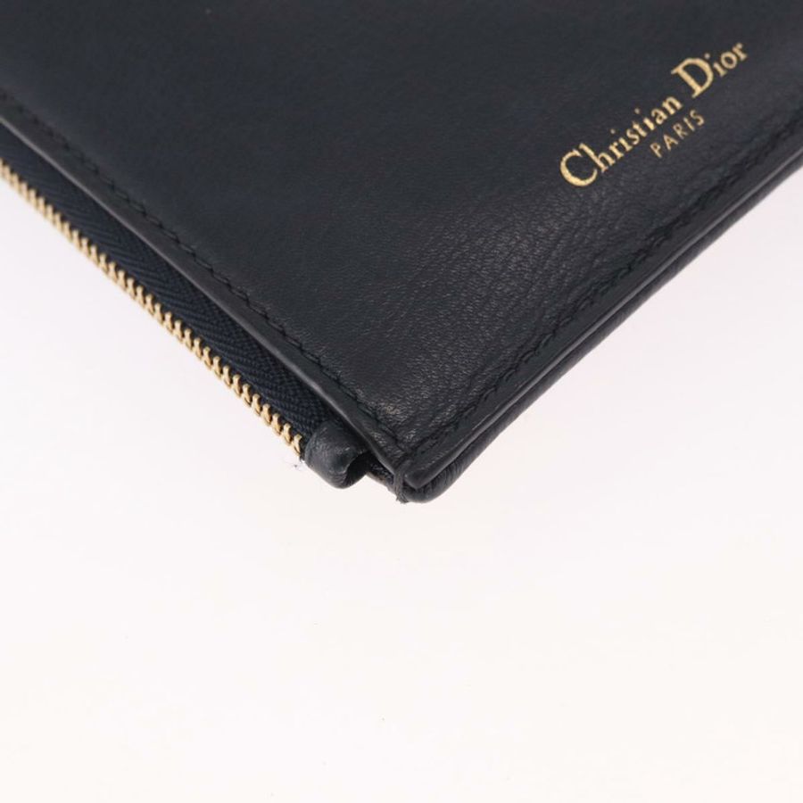 【日本直送】Christian Dior Trotter帆布Montaigne單肩包 海軍藍 金色 正品 182923A-14