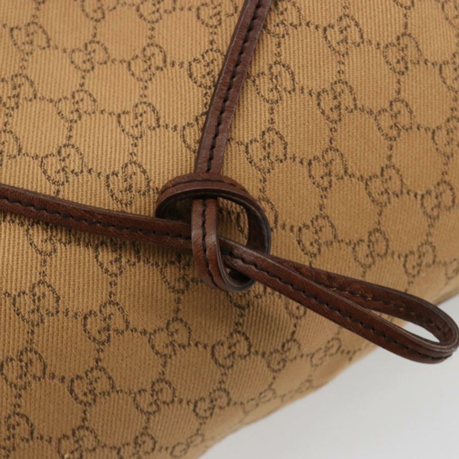 【日本直送】GUCCI GG帆布馬銜扣單肩包 米色 101975 正品 183256A-8
